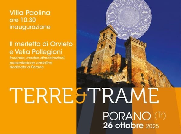 immagine notizia (ptn) Porano, domenica prossima a Villa Paolina terza edizione di “Terre e Trame” dedicato all’”Ars Vetana” e alla storica figura di Velia Pollegioni