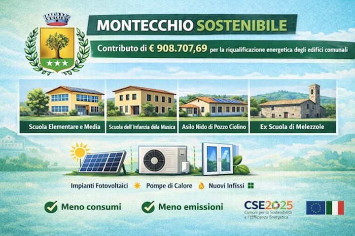 immagine notizia (ptn) Montecchio, oltre 900mila euro dal Ministero per l’efficientamento energetico delle scuole