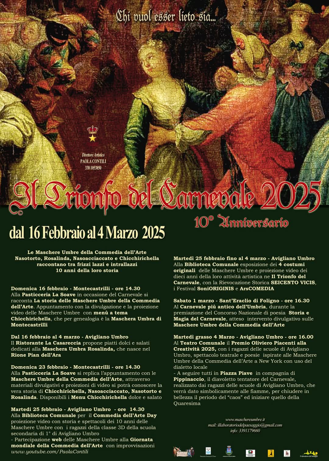 avigliano maschere manifesto