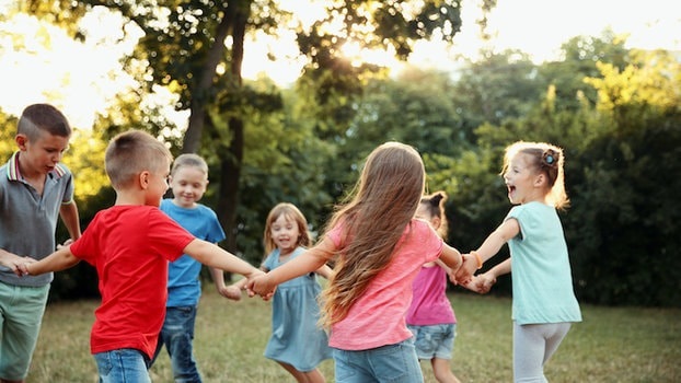 Festa per i bambini al parco