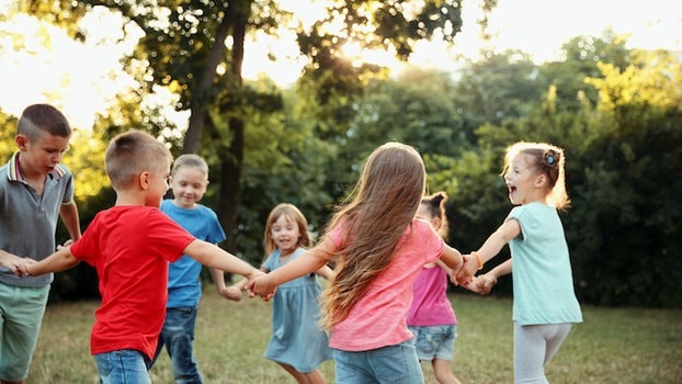 Festa per i bambini al parco 