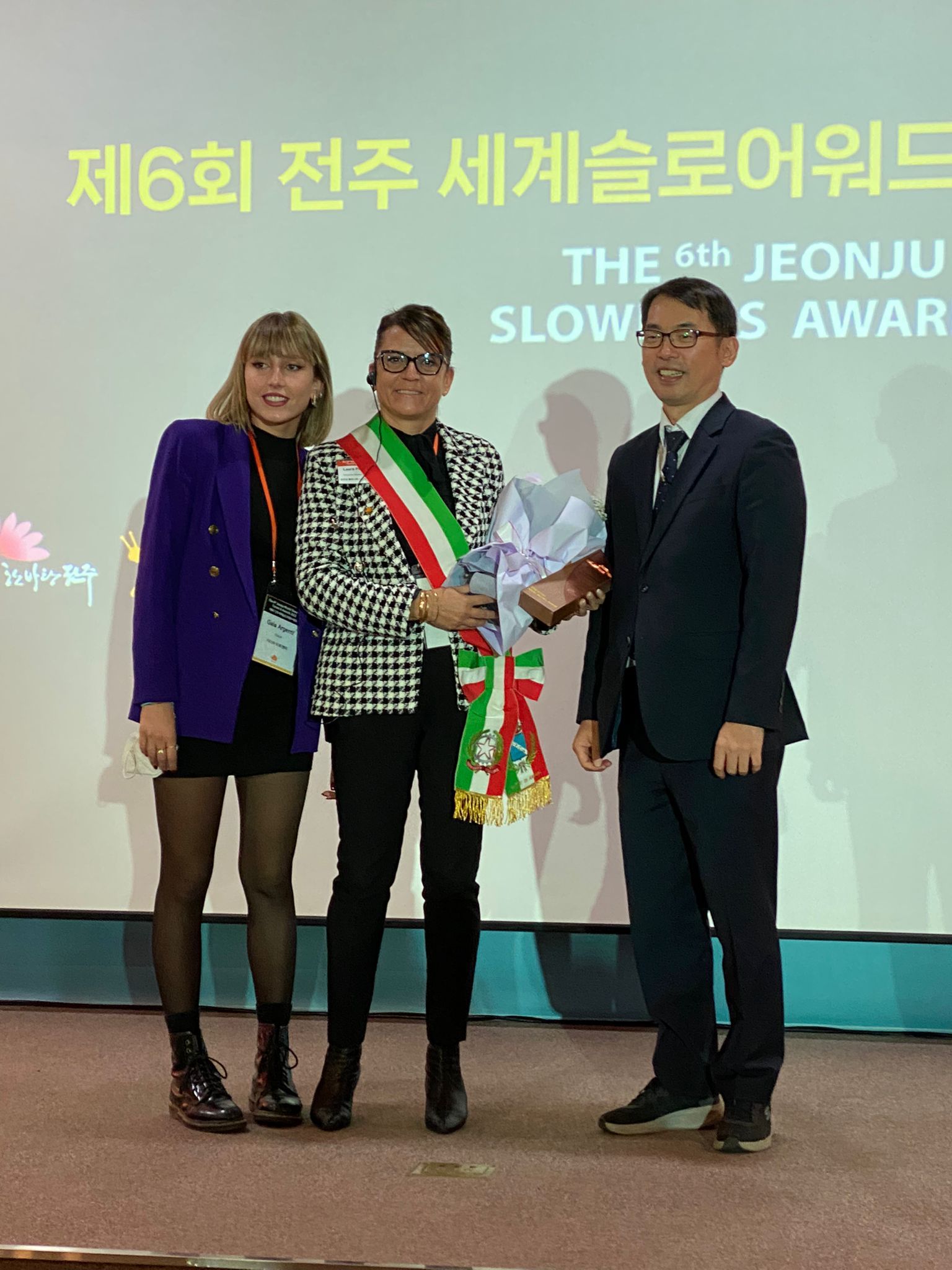 Il momento della premiazione