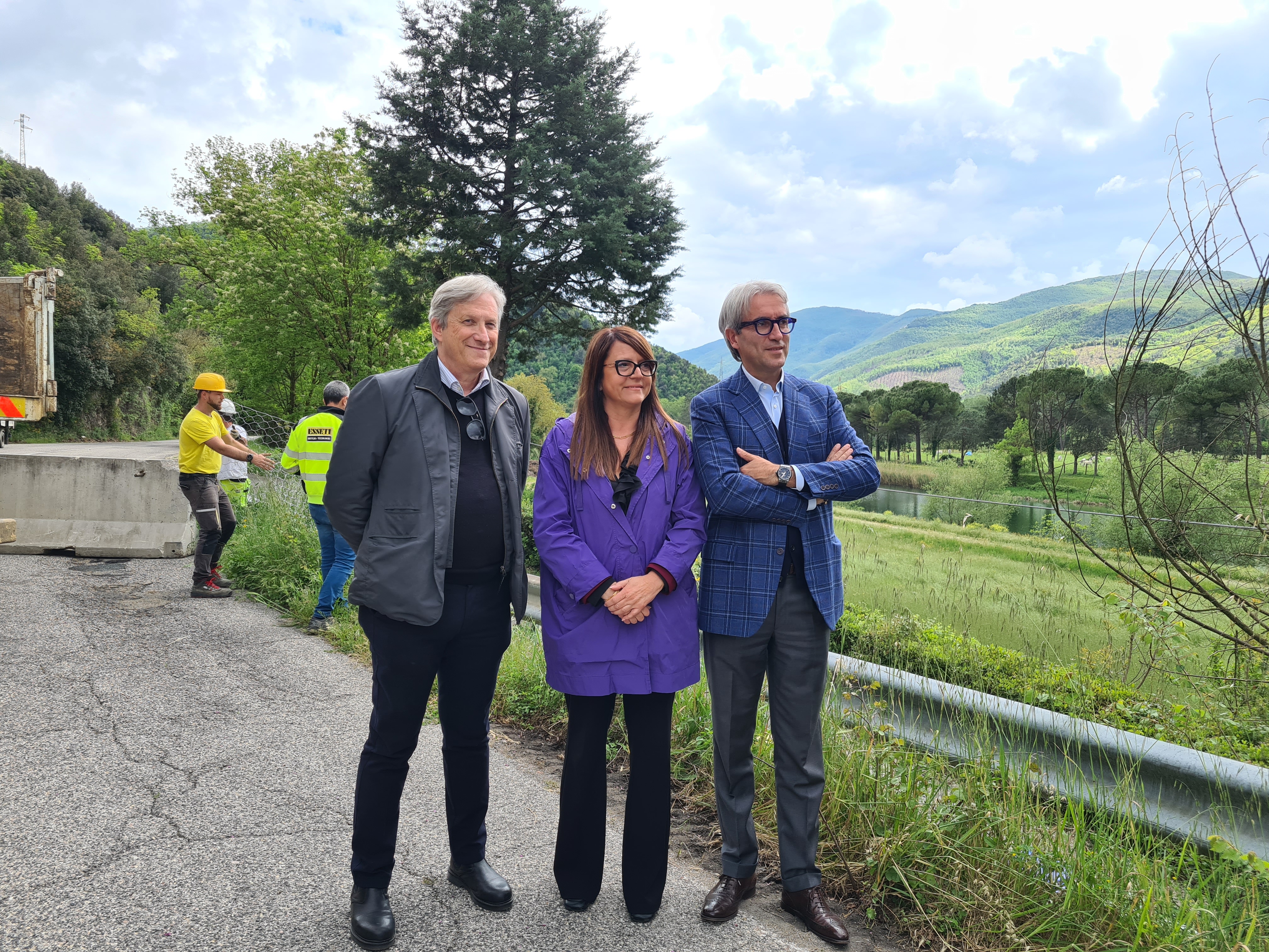 la presidente Pernazza e il consigliere delegato Armillei
