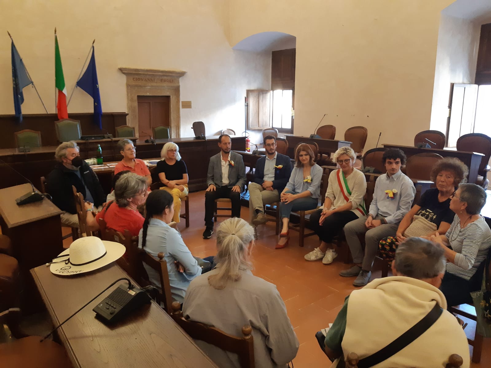 L'incontro in Comune