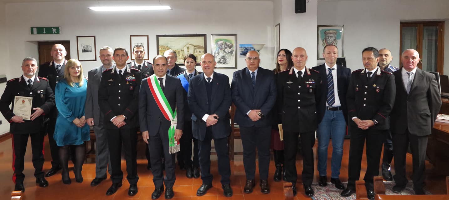 l'encomio ai carabinieri 