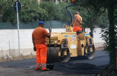 lavori sulle strade 